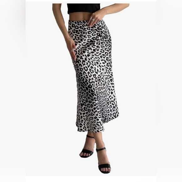 Leopard Print Satin Maxi #985 - Picture 8 of 11